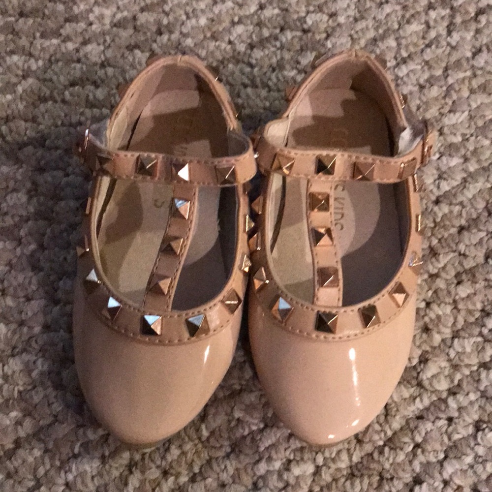Stud ballet flats baby girl